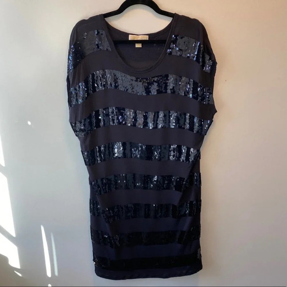 Michael Michael Kors Navy Sequin Dress - Picture 1 of 10